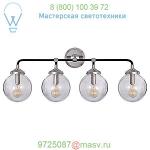 S 2026PN/BLK-CG Bistro Polished Nickel Bathbar Visual Comfort, бра