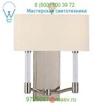 Waterloo Two Light Wall Sconce 3002-PN Hudson Valley Lighting, настенный светильник бра