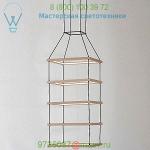 Hollis+morris PILR SmallShort W.Oak Black Pillar Short LED Pendant Light, подвесной светильник