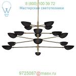 Graphic Grande 4-Tier Chandelier ARN 5503HAB-BLK Visual Comfort, светильник