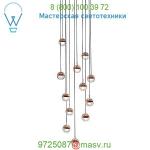 SLD-1010PC12-BRS Seed Design Dora P12 Multi-Light Pendant Light, светильник