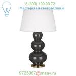 CF42X Large Triple Gourd with Silver Base Robert Abbey, настольная лампа