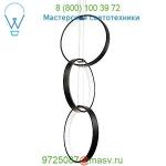 Modern Forms PD-26803-BK Rings Three-Ring LED Pendant, светильник