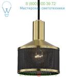 Mitzi - Hudson Valley Lighting H119701-AGB/BK Yoko Pendant Light, светильник