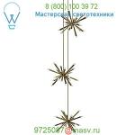 Blackjack Lighting STB-T29-BB Starburst Triple LED Multi-Light Pendant Light, светильник