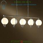 Hubbardton Forge Pluto 5 Light Linear Suspension Light 137805-1007, светильник