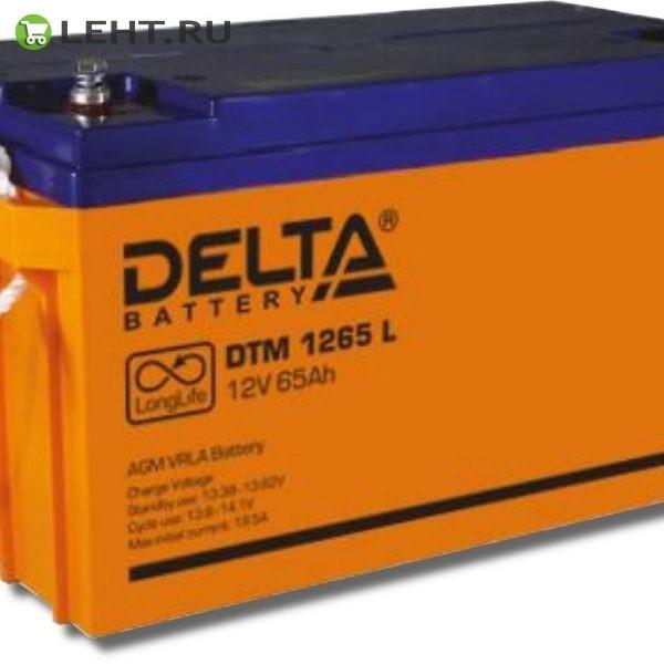 Delta DTM 1265 L: Аккумулятор герметичный свинцово-кислотный