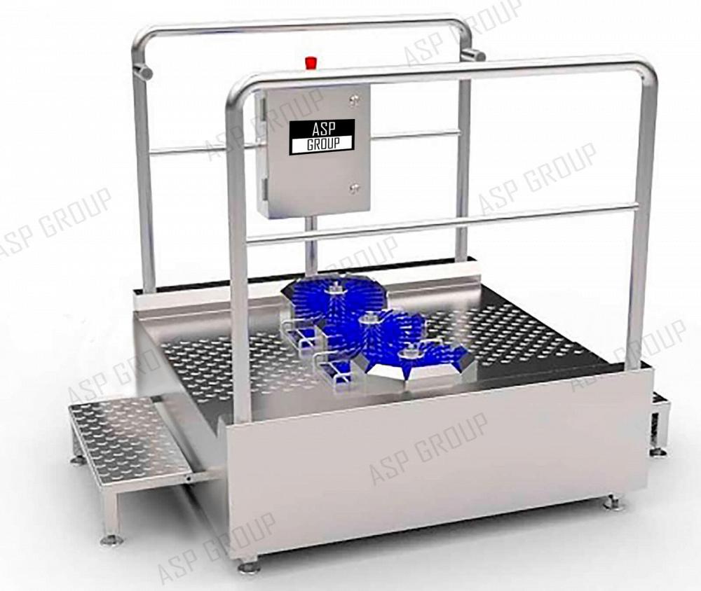 Станция гигиены обуви (санпропускник) ASP-L-09