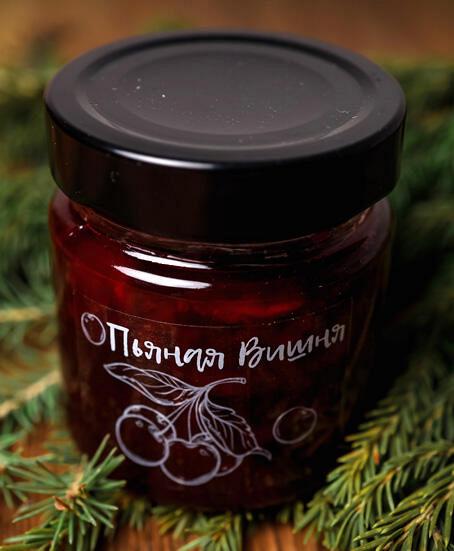 Джем - пьяная вишня / ДАРЫ-ЮГРЫ-ХМАО / 200 гр Джем - пьяная вишня / ДАРЫ-ЮГРЫ-ХМАО / 200 гр