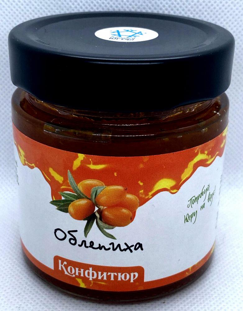 Облепиховый конфитюр из дикорастущей лесной облепихи / ДАРЫ-ЮГРЫ-ХМАО / 200 гр