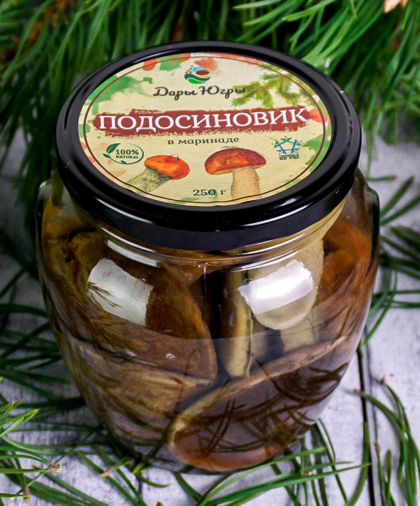 Маринованные подосиновики / ДАРЫ-ЮГРЫ-ХМАО / 250 гр Маринованные подосиновики / ДАРЫ-ЮГРЫ-ХМАО / 250 гр