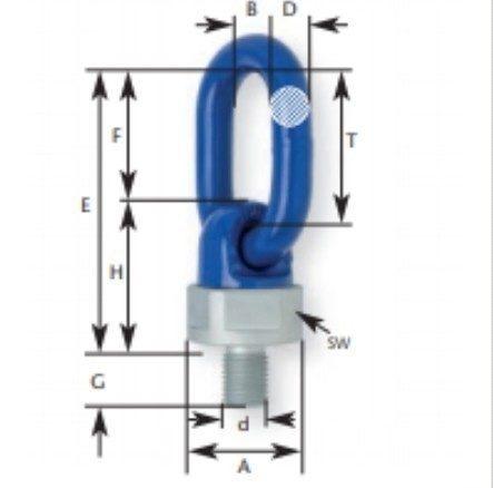 Вертлюжная петля X-TREME Lifting Point TWN 1830 Вертлюжная петля X-TREME Lifting Point TWN 1830