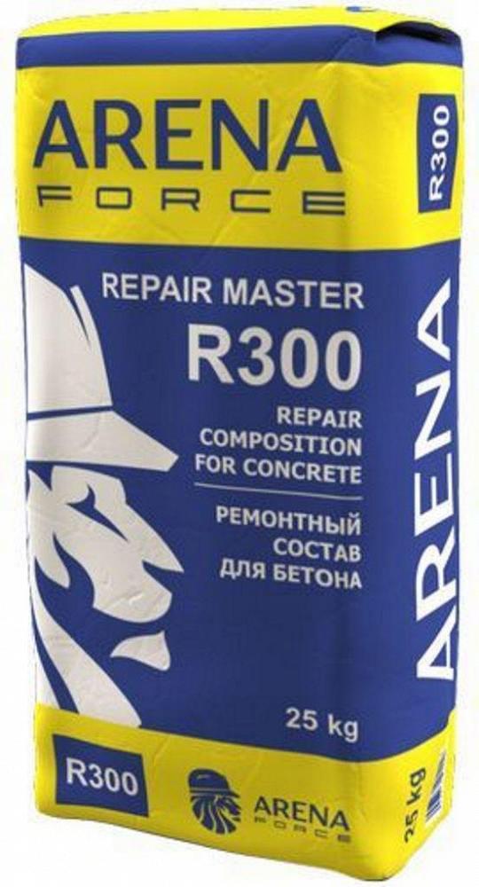 ARENA RepairMaster R300 55 МПа тиксотропный ремонтный состав для бетона, 25 кг