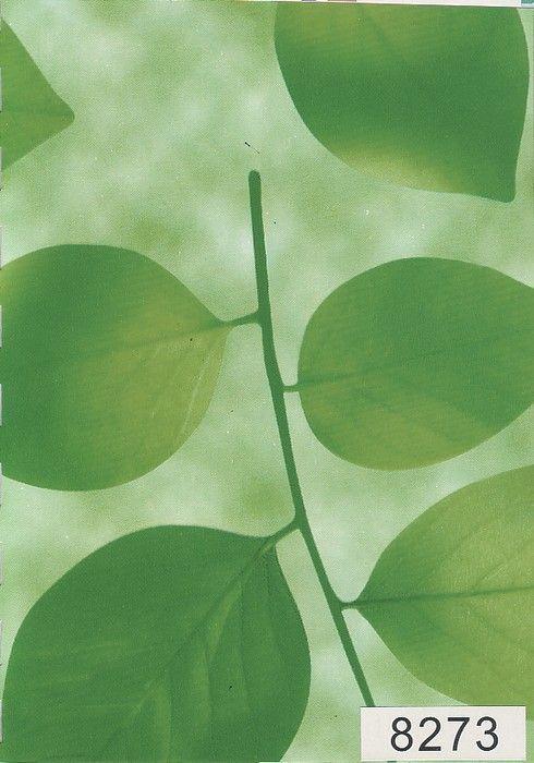 Пленка самоклеящаяся D&B 45 см/2 м (листья на зеленом фоне)