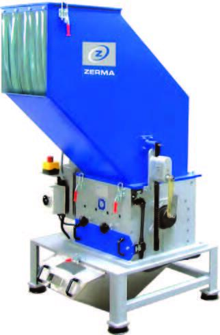 Специальные низкоскоростные дробилки ZERMA (Зерма) GSL для бесшумного измельчения