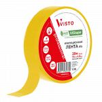 Изолента VISTO VIStape R15, 20м х 19мм х 0,15мм, желтая