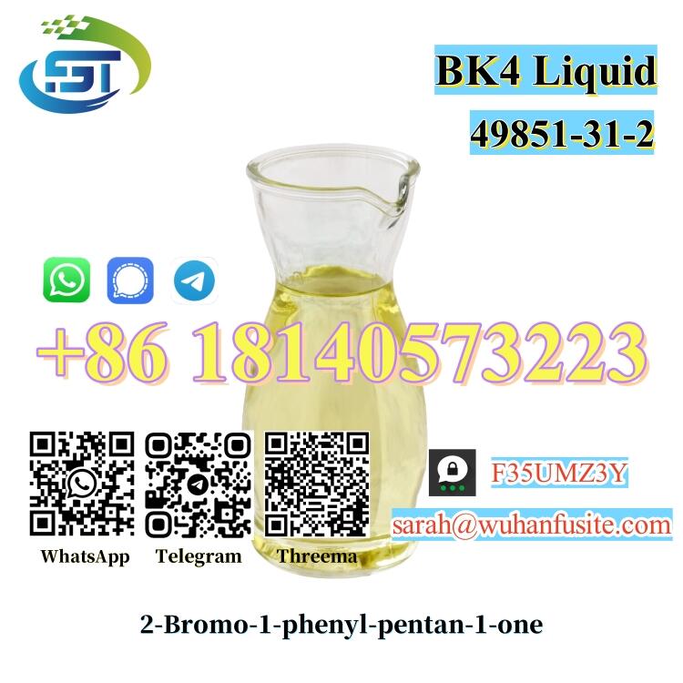 BK4 Liquid CAS 49851-31-2 2-Bromo-1-phenyl-1-pentanone With High Purity