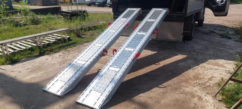 Аппарели для заезда техники в кузов газель
