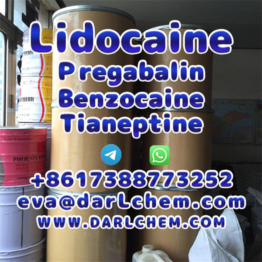 Lidocaine Tianeptine pregabalin raw Powder 137-58-6 Best Price