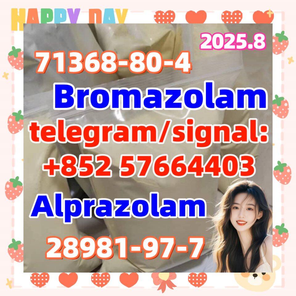 alprazolam 28981-97-7 bromazolam 71368-80-4 Etizolam 40054-69-1 In Stock