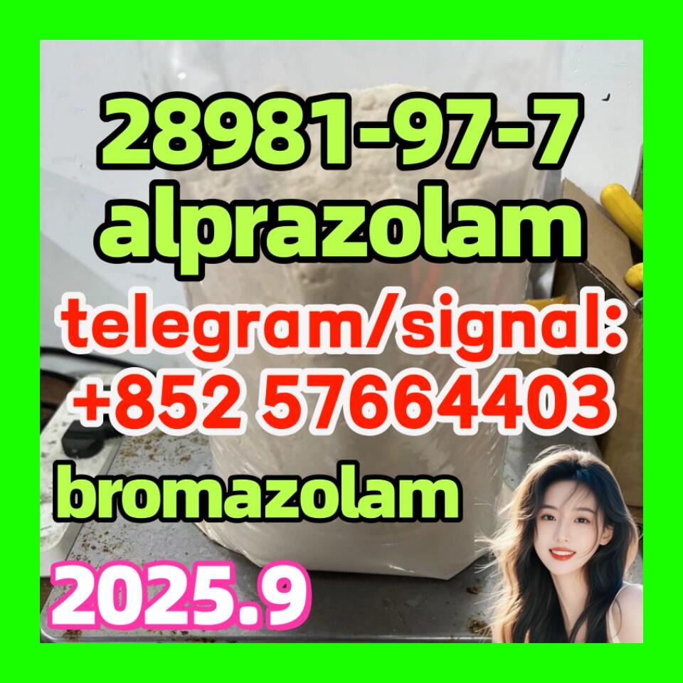 alprazolam 28981-97-7 Yellow And White Powder New formula Top quality