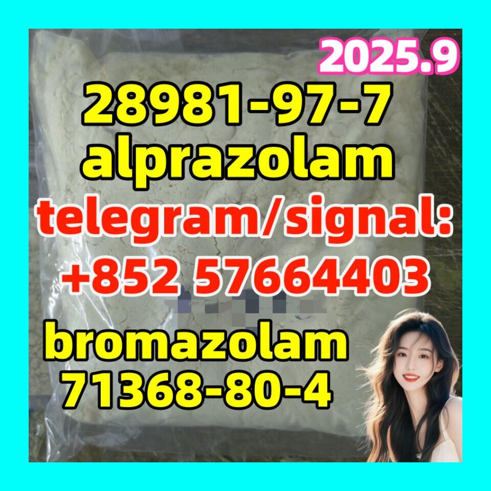 28981-97-7 alprazolam 71368-80-4 bromazolam Etizolam 40054-69-1 Yellow And White Powder New formul