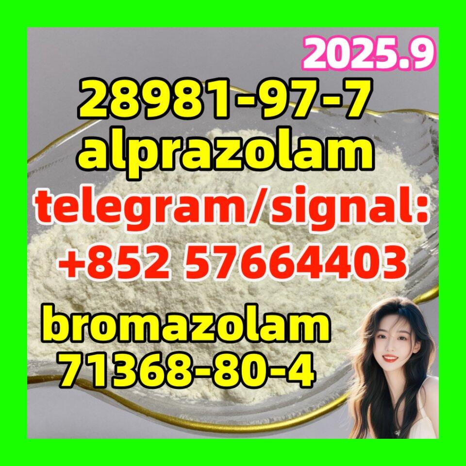 28981-97-7 alprazolam 71368-80-4 bromazolam White Powder New formula