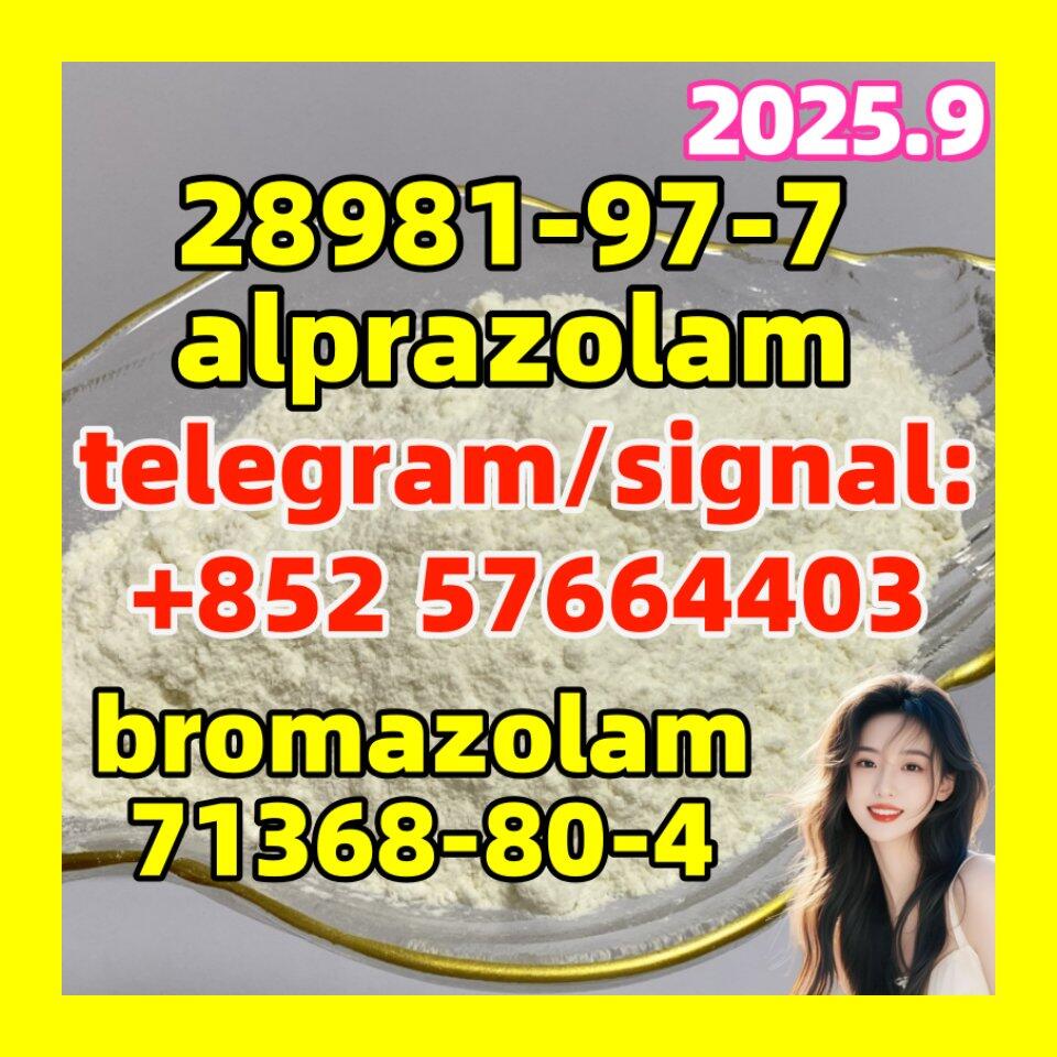 71368-80-4 bromazolam Benzodiazepines 28981-97-7 alprazolam New formula hot sale
