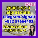 alprazolam 28981-97-7 71368-80-4 bromazolam Benzodiazepines China supplier