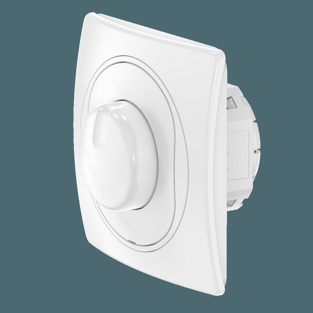 Диммер скрытой установки CADUCEUS ALING EON, поворотно-нажимной, 40-400ВА, 230В, 50Гц