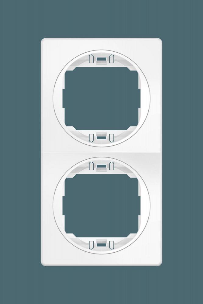Рамка декоративная CADUCEUS ALING EON, двухместная, вертикальная