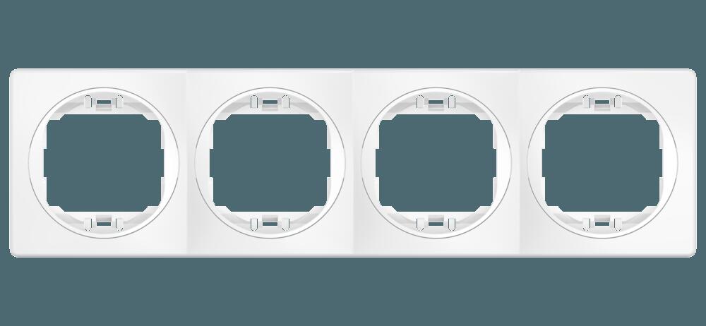 Рамка декоративная CADUCEUS ALING EON, четырёхместная, горизонтальная