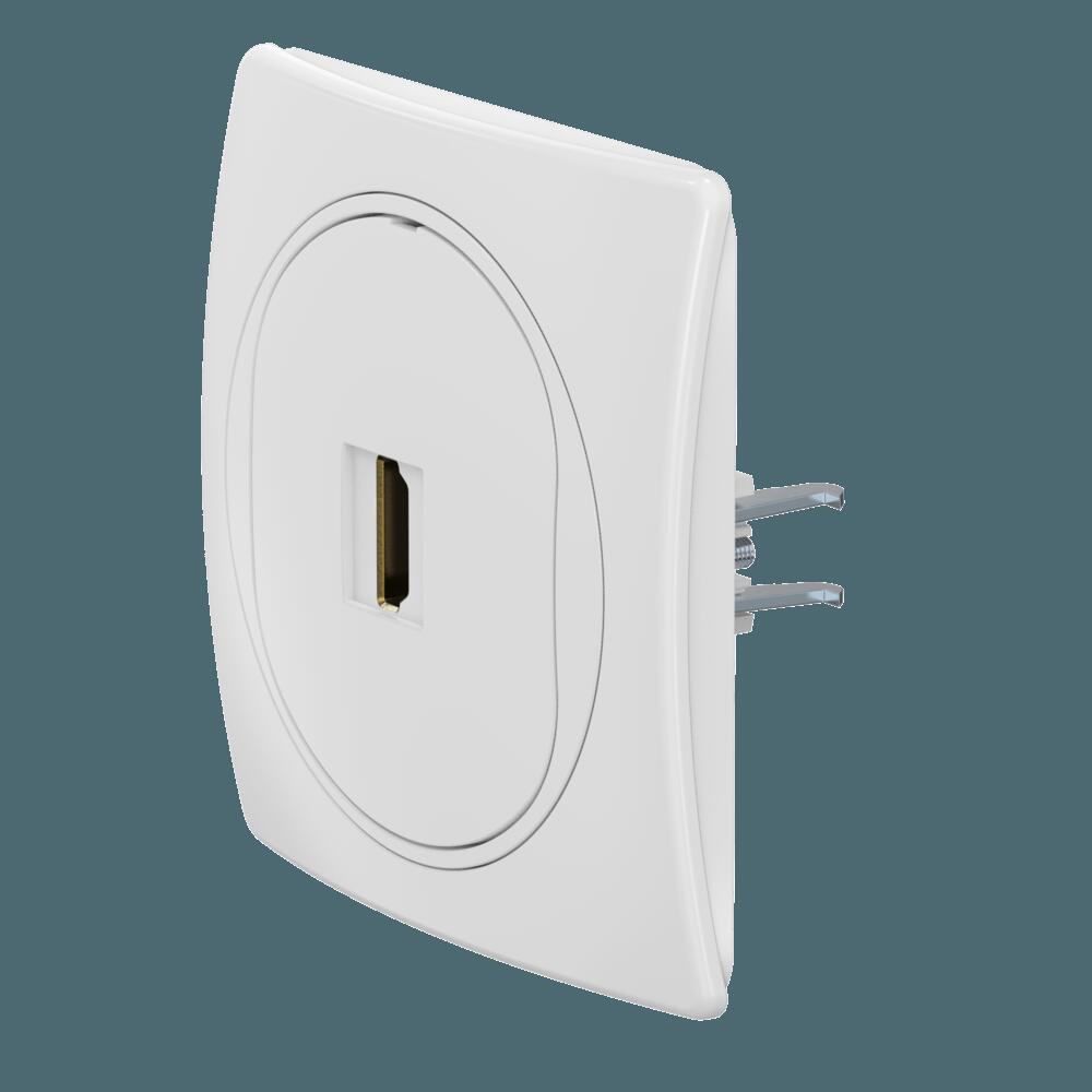 Розетка скрытой установки CADUCEUS ALING EON с модулем Keystone HDMI тип A-A