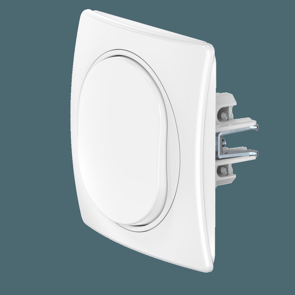 Выключатель скрытой установки CADUCEUS ALING EON, одноклавишный, проходной, 10АХ, 250В~