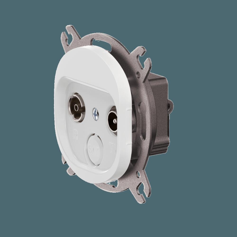 Механизм встраиваемой оконечной антенной розетки TV/FM CADUCEUS ALING EON