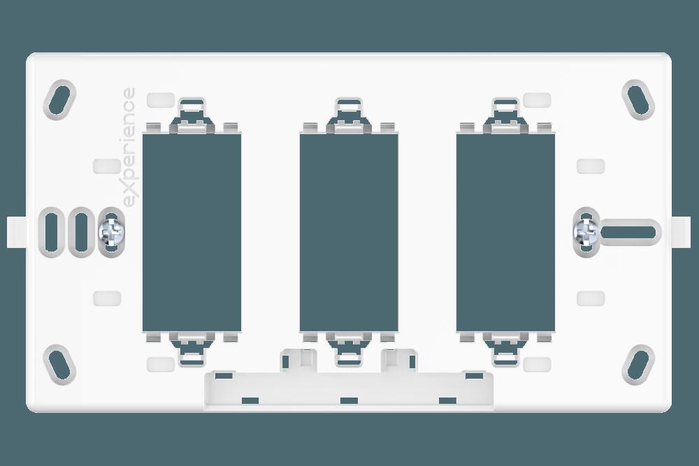 Рамка монтажная 3х1М CADUCEUS ALING EXPERIENCE для комплекта выключателей для ванной комнаты