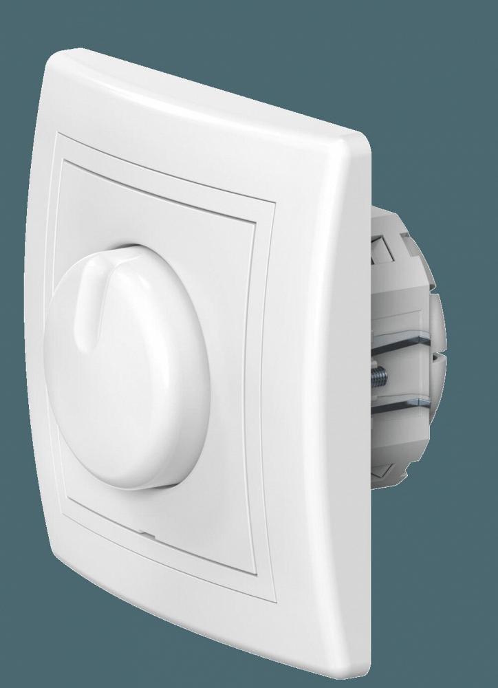 Диммер скрытой установки CADUCEUS ALING PRESTIGE поворотно-нажимной, проходной, 40-400ВА, 230В, 50Гц