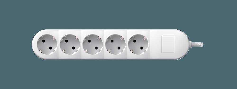 Удлинитель CADUCEUS ALING без выключателя, 5х16А, 250В~, 3м