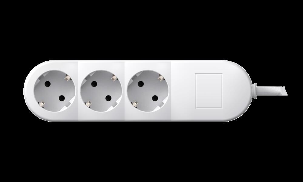 Удлинитель CADUCEUS ALING без выключателя, 3х16А, 250В~, 3м
