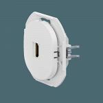 Розетка скрытой установки CADUCEUS ALING EON с модулем Keystone HDMI тип A-A, механизм