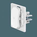 Выключатель скрытой установки CADUCEUS ALING EON, кнопочный с узкой клавишей, с символом "Свет", 10А