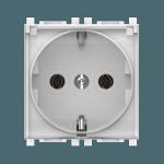 Розетка электрическая антибактериальная CADUCEUS ALING EXPERIENCE для скрытой проводки, модульная, м