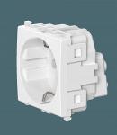 Розетка CADUCEUS ALING EXPERIENCE электрическая, модульная, для скрытой проводки, механизм, 16А, 250