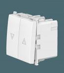 Выключатель встраиваемый CADUCEUS ALING EXPERIENCE для рольставней/жалюзи, кнопочный, 16А, 250В~