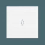 Клавиша CADUCEUS ALING EXPERIENCE, 2М, с символом "обслуживающий персонал"