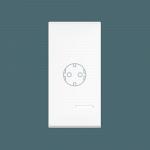 Клавиша CADUCEUS ALING EXPERIENCE, 1М, с символом "розетка", с индикаторным окошком