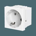 Розетка встраиваемая CADUCEUS ALING HIDE, с заземлением, без шторок, 16А, 250В~, с расположением раз