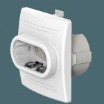 Розетка скрытой установки CADUCEUS ALING PRESTIGE, трёхполюсная, с керамическим основанием, 16А, 440