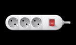 Удлинитель CADUCEUS ALING с выключателем, 3х16А, 250В~, 10м