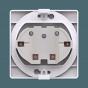 Розетка скрытой установки CADUCEUS ALING PRESTIGE, трёхполюсная, с керамическим основанием, 16А, 440